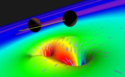 Merging of two black holes